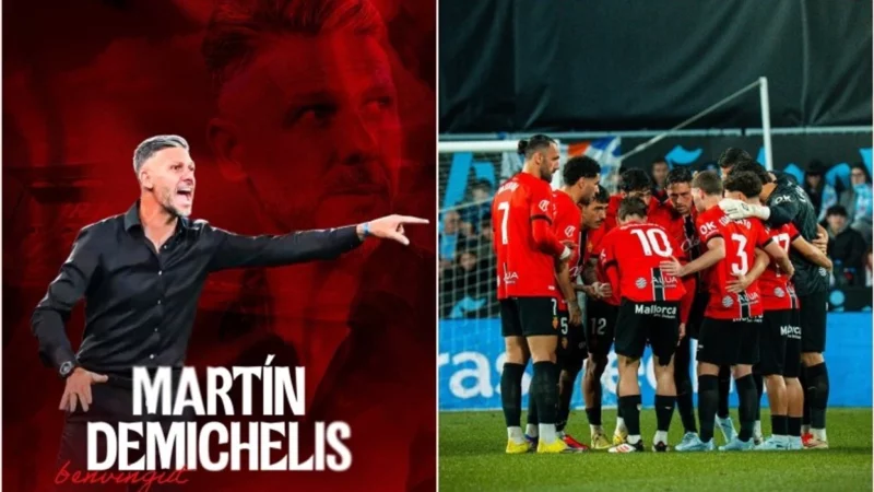 Zyrtare: Martin Demichelis, trajner i Vedat Muriqit te Mallorca