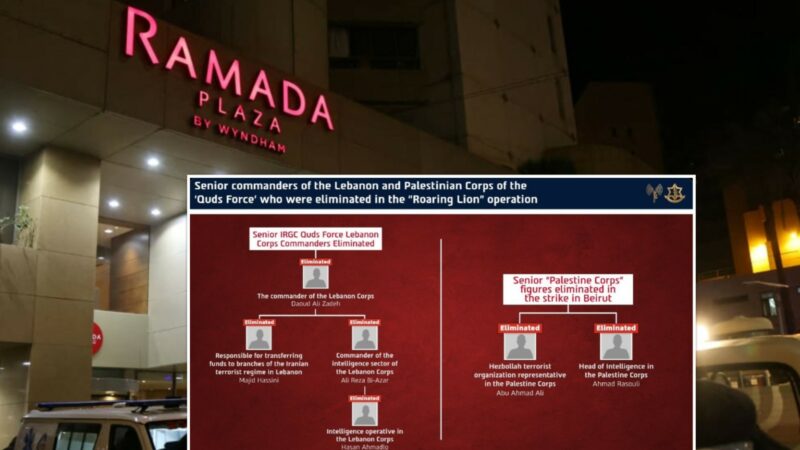 IDF vrau pesë eprorë të lartë të IRGC në Bejrut, sulm preciz në hotelin Ramada