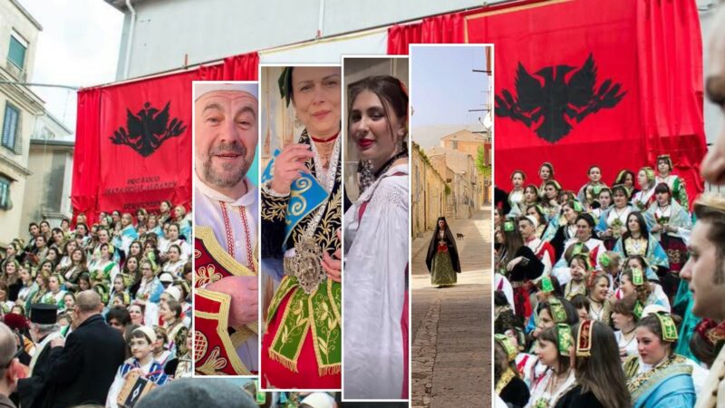 Hora e Abëreshërvet në festë për Pashkët – mijëra ja mësyjnë ‘Corso Kastriota’