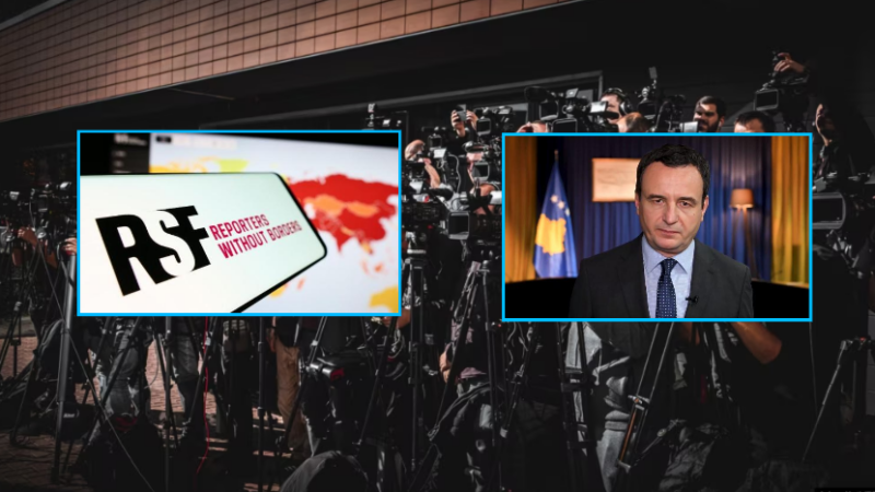‘Liria e shtypit në rrezik’ – RSF paralajmëron Kurtin: Media po gërryhet nën qeverinë tuaj