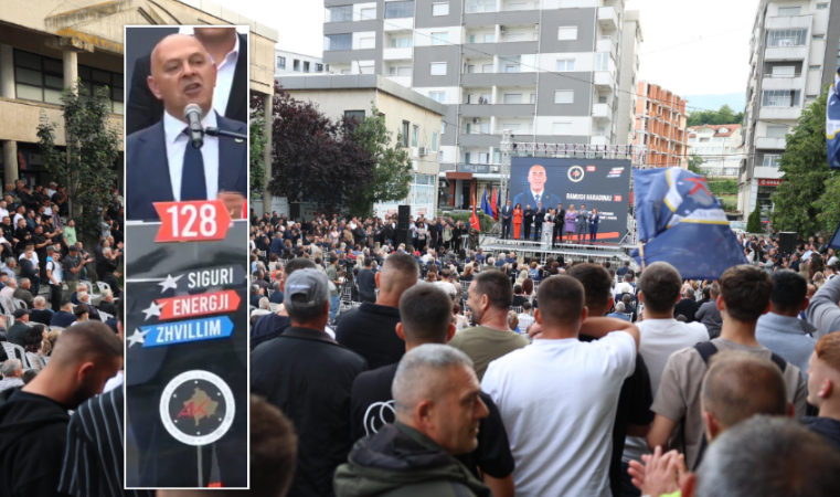 Aleanca me tubim madhështor në Deçan, përkahje e madhe për Ramush Haradinaj e Ardian Gjinin