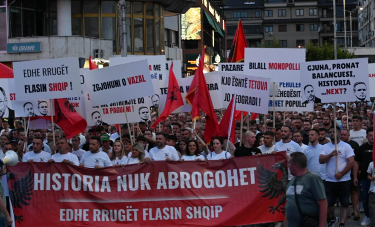 Protesta e BDI në Tetovë: Shqiptarët e kanë refuzuar prej kohësh Josip Broz Titon, historia nuk kthehet prapa