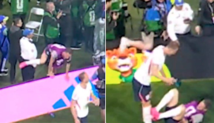 Pa luajtur fare, Jordan Henderson lëndohet dhe ndëshkohet me karton të verdhë ndaj Meksikës
