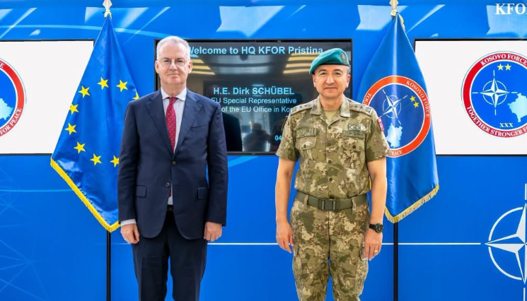 Ambasadori i BE’së takon Ulutasin: Evropa përkrah politikisht e financiarisht Kosovën për integrim, KFOR’i i jep siguri