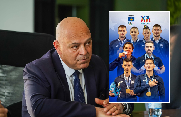 Suksesi në ‘Taranto 2026’, Gjini: Sportistët tanë janë ambasadorët më të mirë të Kosovës