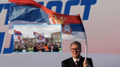 Opozita studentore në Serbi i fryn fashizmit më zi se Vucic: Ne nuk e shesim Kosovën si ky regjim...